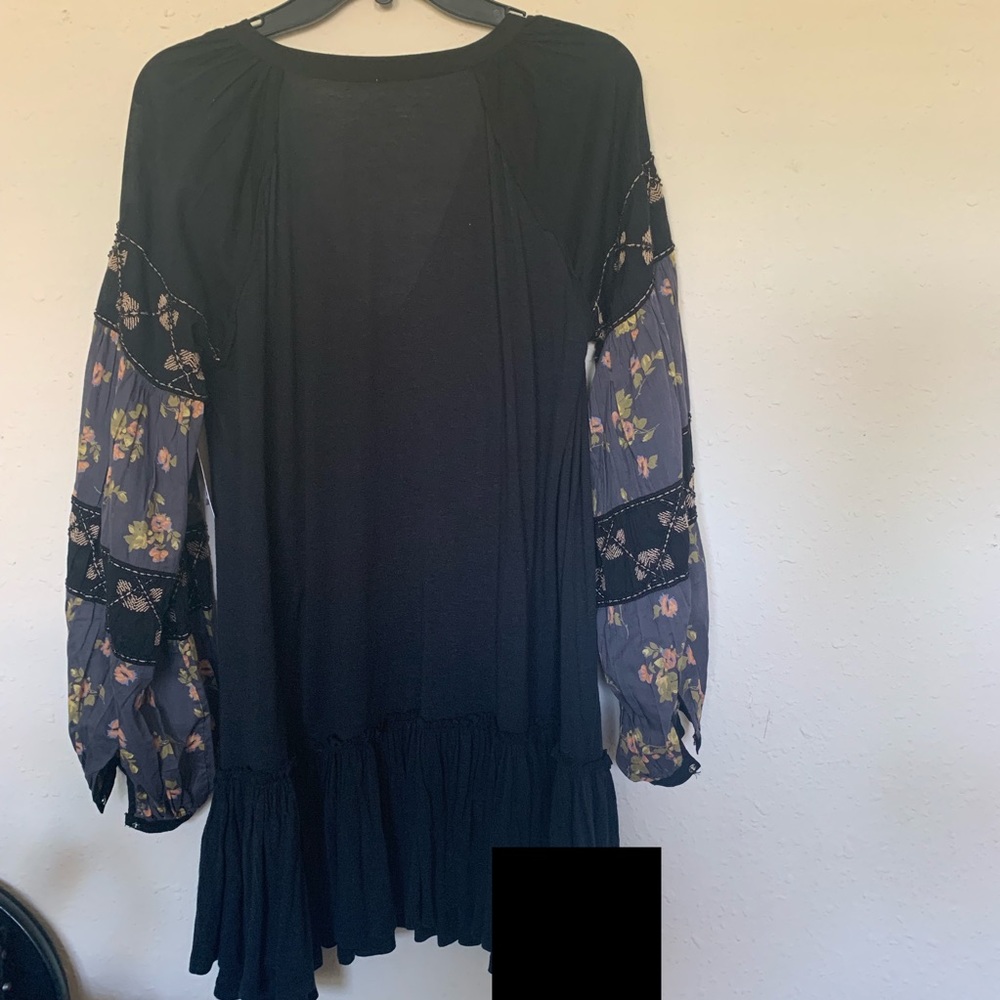 Black Boho Free People Dress - image 4